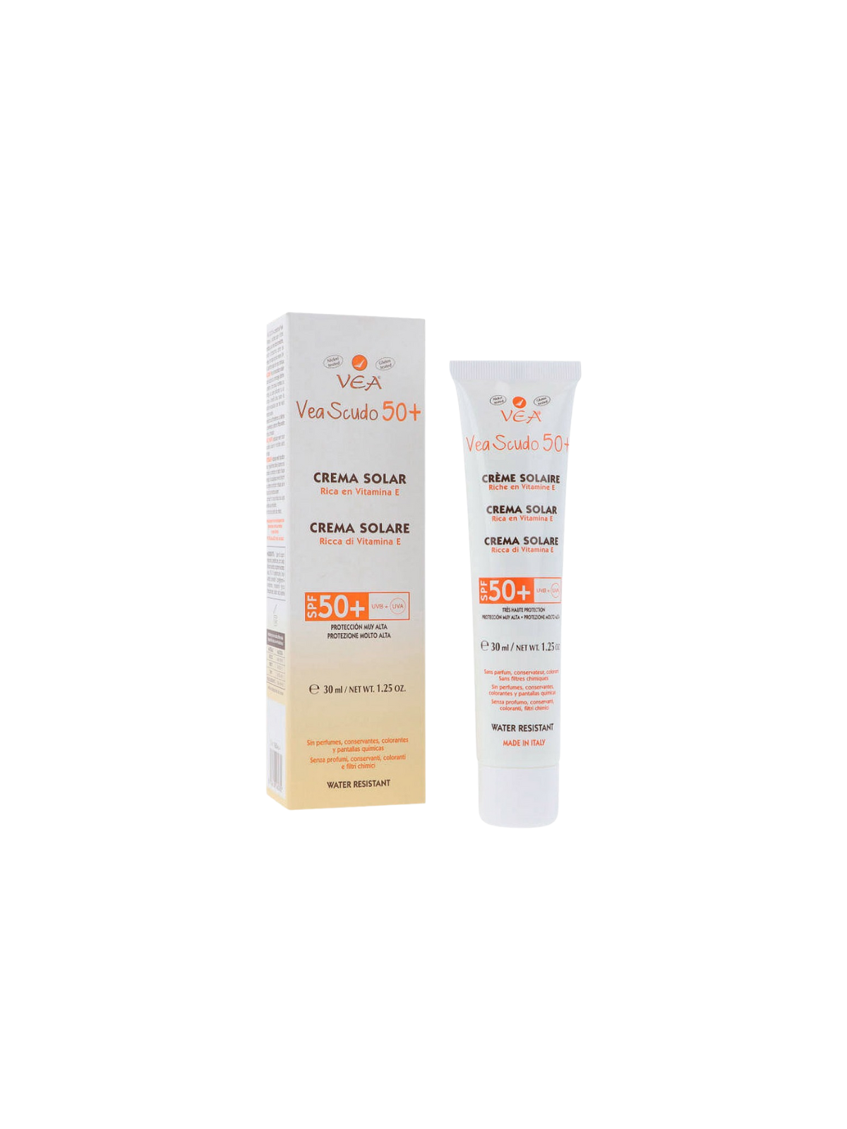 Vea scudo 50+ crema solar rica SPF50+ 30ml