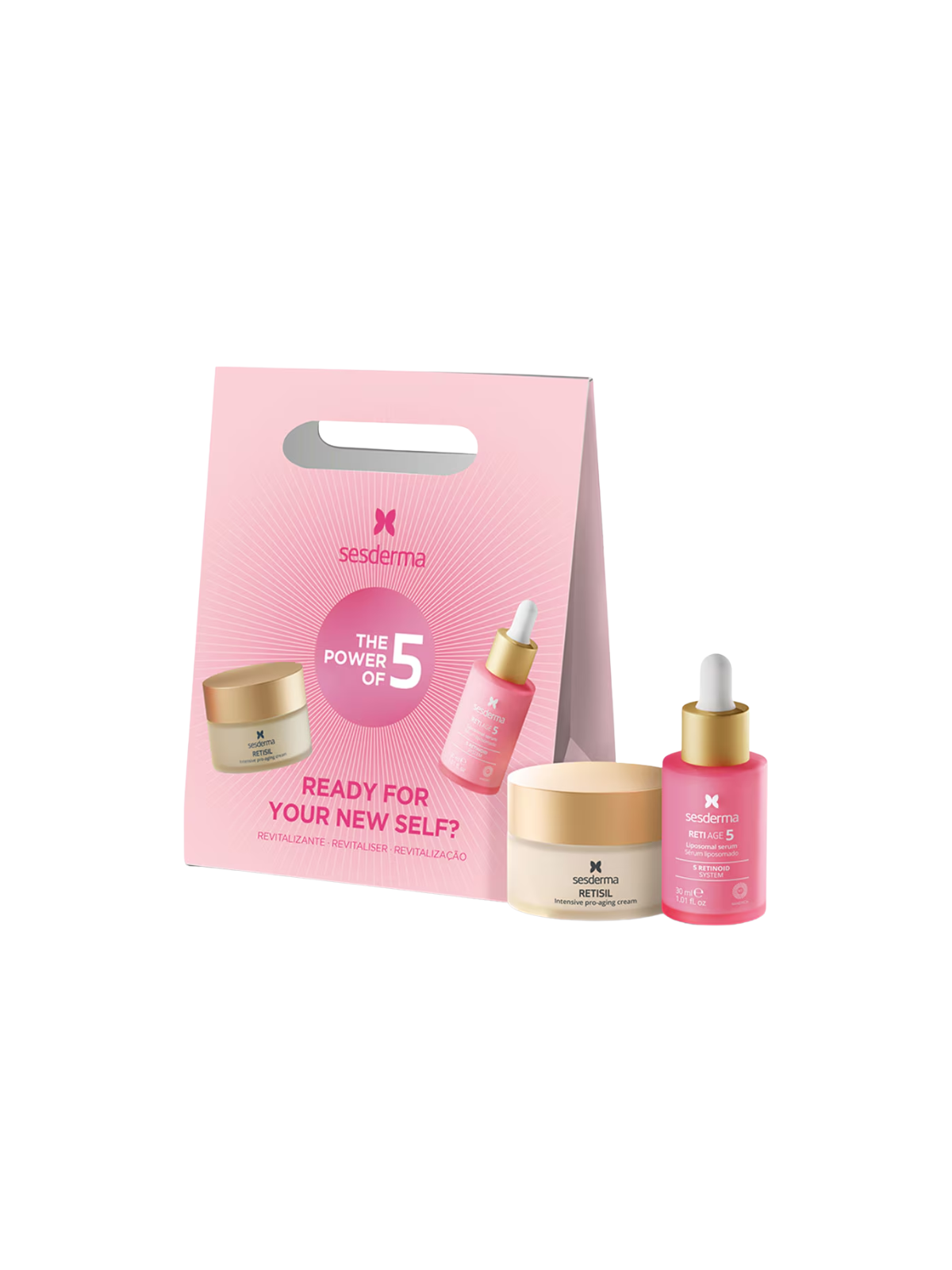 Sesderma pack antiedad reti age 5 serum + retisil crema intensiva