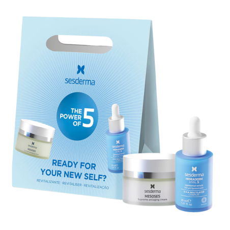 Sesderma pack revitalizante hidraderm hyal 5 serum + mesoses crema antienvejecimiento