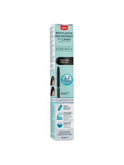 Cleare institute colour clinuance retocador instantáneo canas raices y cejas 10ml tono castaño oscuro