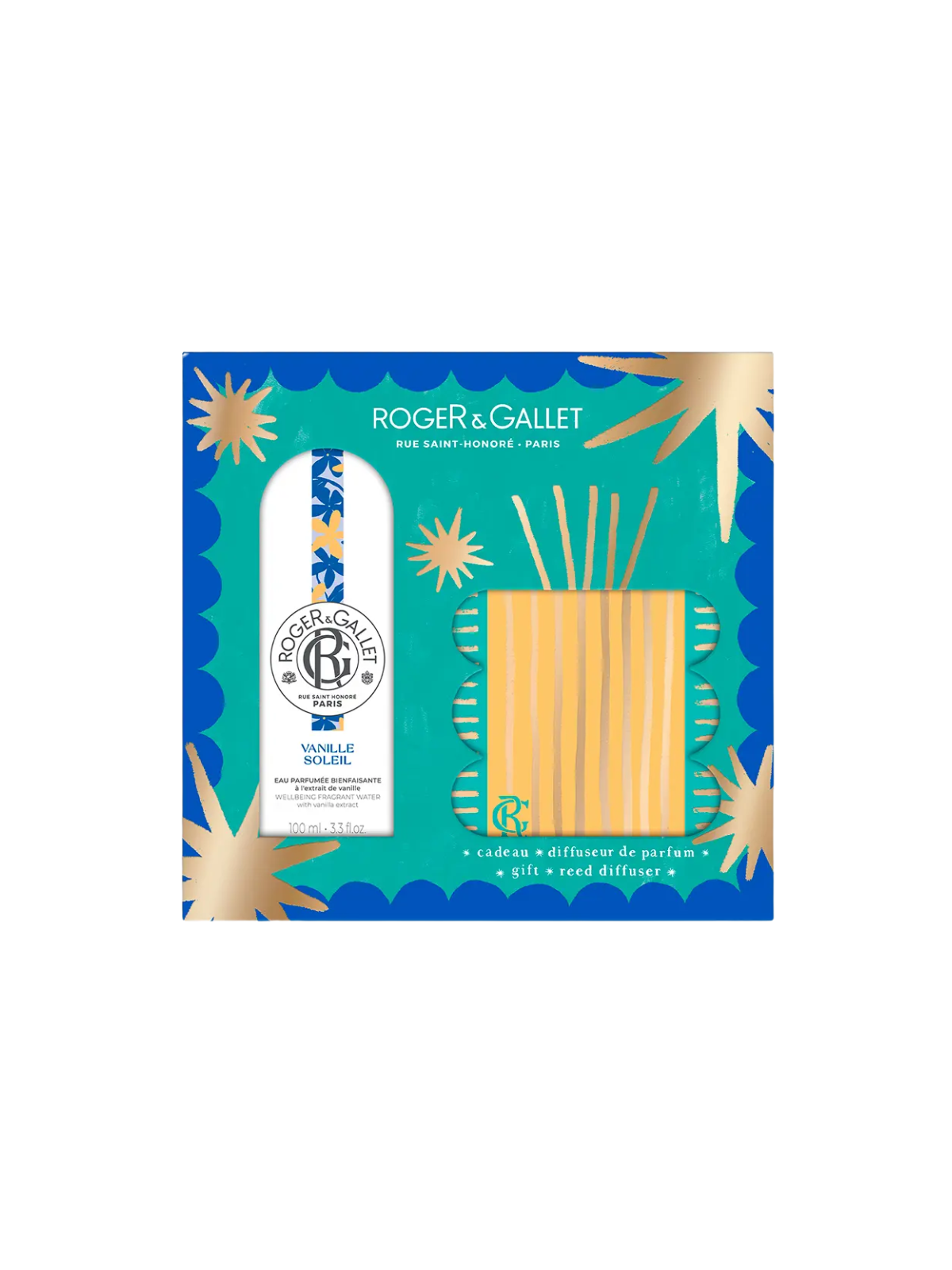 Roger & Gallet pack agua de perfume de vainilla 100ml + difusor regalo