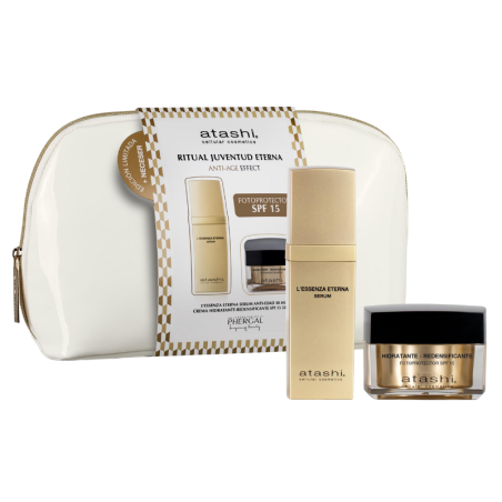 Atashi neceser ritual juventud eterna serum + crema fotoprotectora spf15