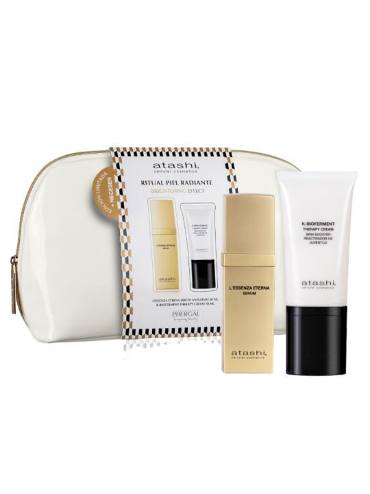 Atashi neceser ritual piel radiante serum therapy cream