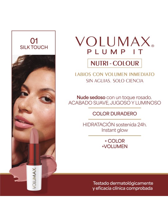 Volumax plump it nutri-colour 4g tono 01 silk touch