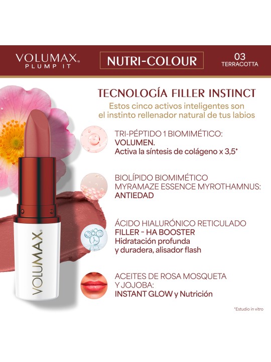 Volumax plump it nutri-colour 4g tono 03 terracota