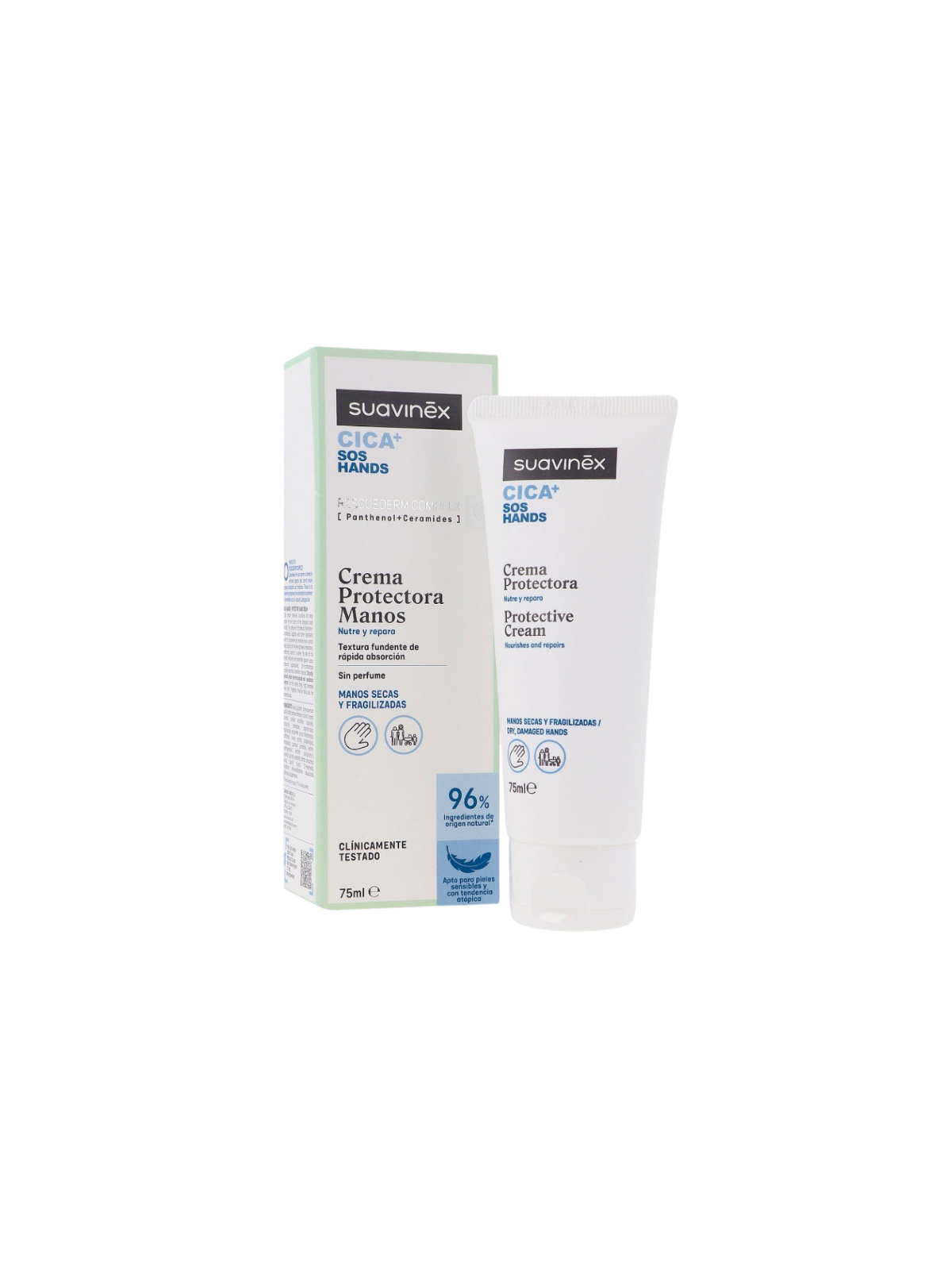 Suavinex cica+ SOS hands crema protectora manos 75ml
