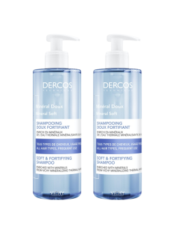 Vichy dercos duplo champu mineral 2 x 400ml