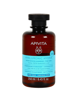 Apivita hyaluronic hydra champú hidratante cabello fino 250ml