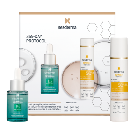 Sesderma 365 day protocol sesmahal B3 serum concentrado + repaskin urban +50