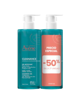 Avene cleanance agua micelar pieles mixtas/grasas duplo 2 x 400ml