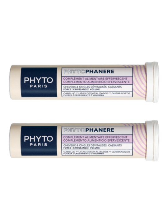 Phyto phanere complemento alimenticio efervescente sabor arándano y frambuesa 30 comp.