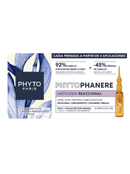 Phyto phanere anticaida reaccional 12 ampollas