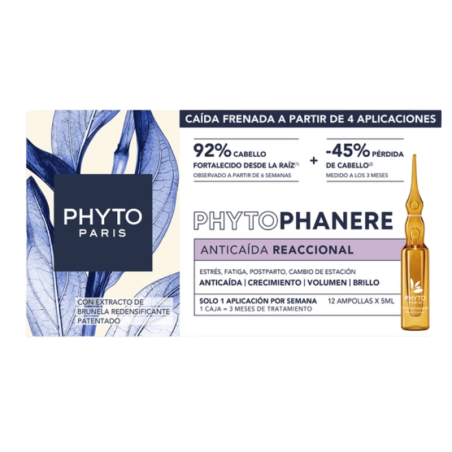 Phyto phanere anticaida reaccional 12 ampollas