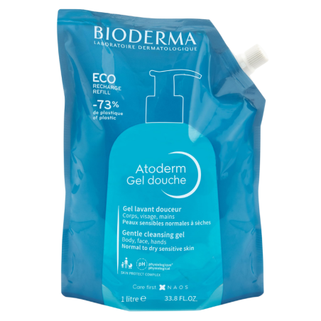 Bioderma atoderm gel de ducha 1L refill