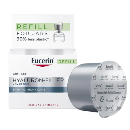 Eucerin antiedad hyaluron filler noche 50ml refill