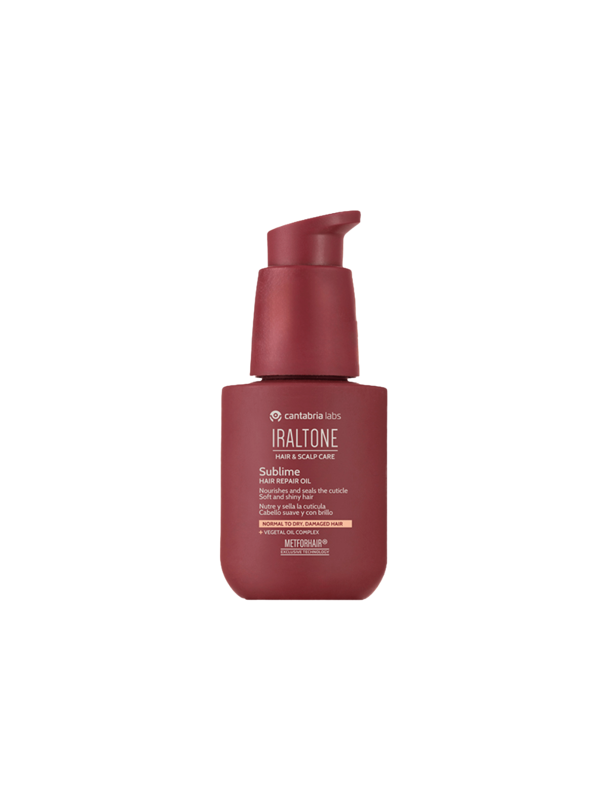 Iraltone sublime hair repair oil 50ml