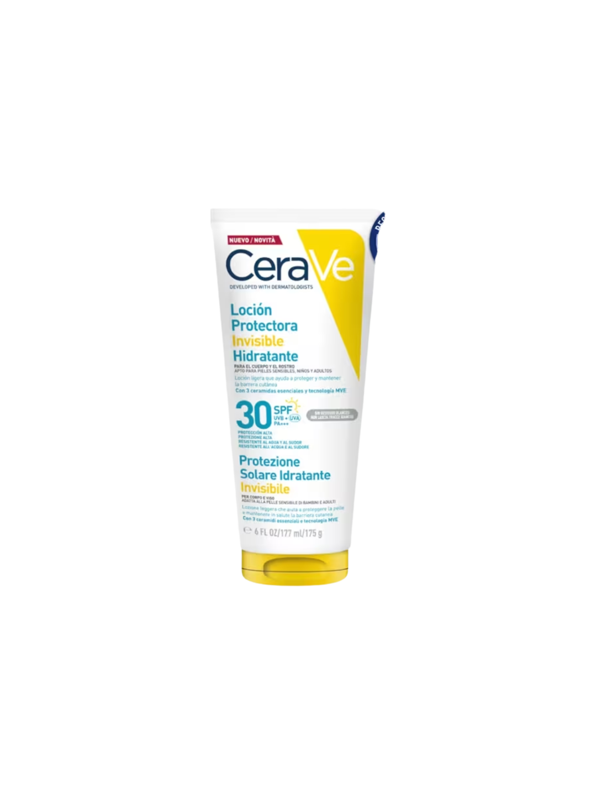 Cerave loción protectora hidratante invisible SPF30 177ml