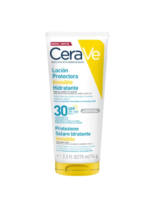 Cerave loción protectora hidratante invisible SPF30 75ml