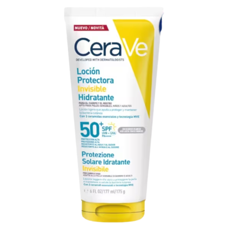 Cerave loción protectora hidratante invisible SPF50 177ml