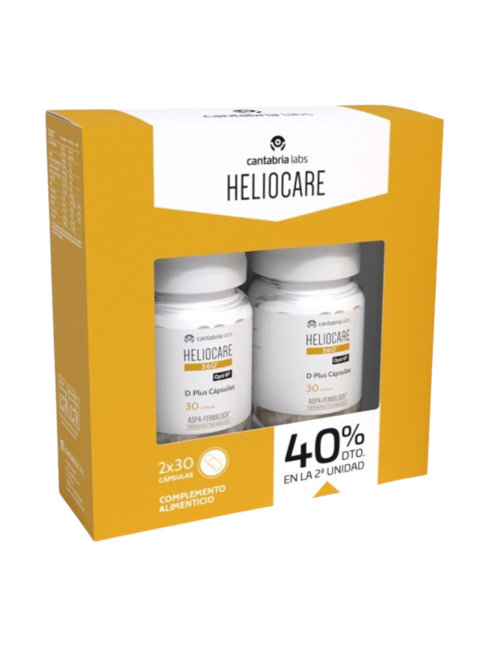 Heliocare 360 duplo D plus 30 capsulas