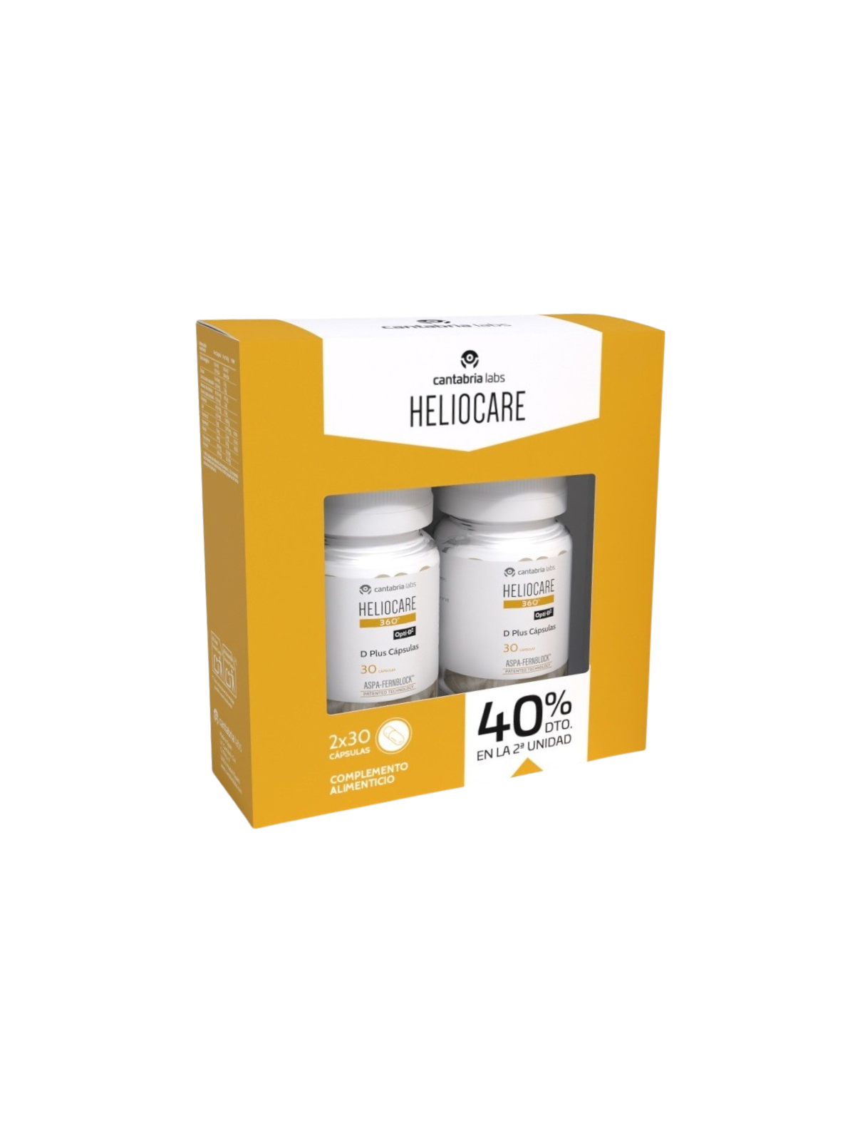 Heliocare 360 duplo D plus 30 capsulas