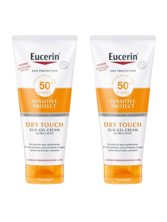 Eucerin duplo sun body gel cream dry touch SPF 50+ SE 200ml  2ªunidad 50%