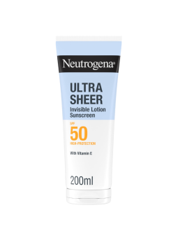 Neutrogena ultra sheer loción corporal SPF50 200ml