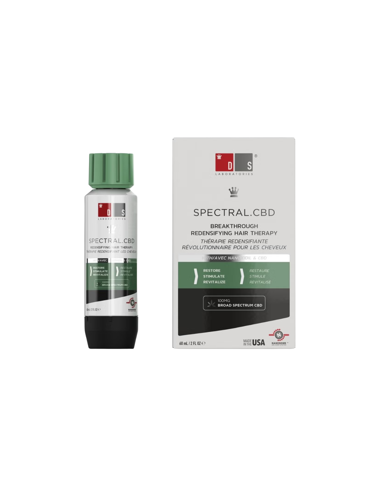 DS Labs spectral CBD duplo anti hair loss 60ml