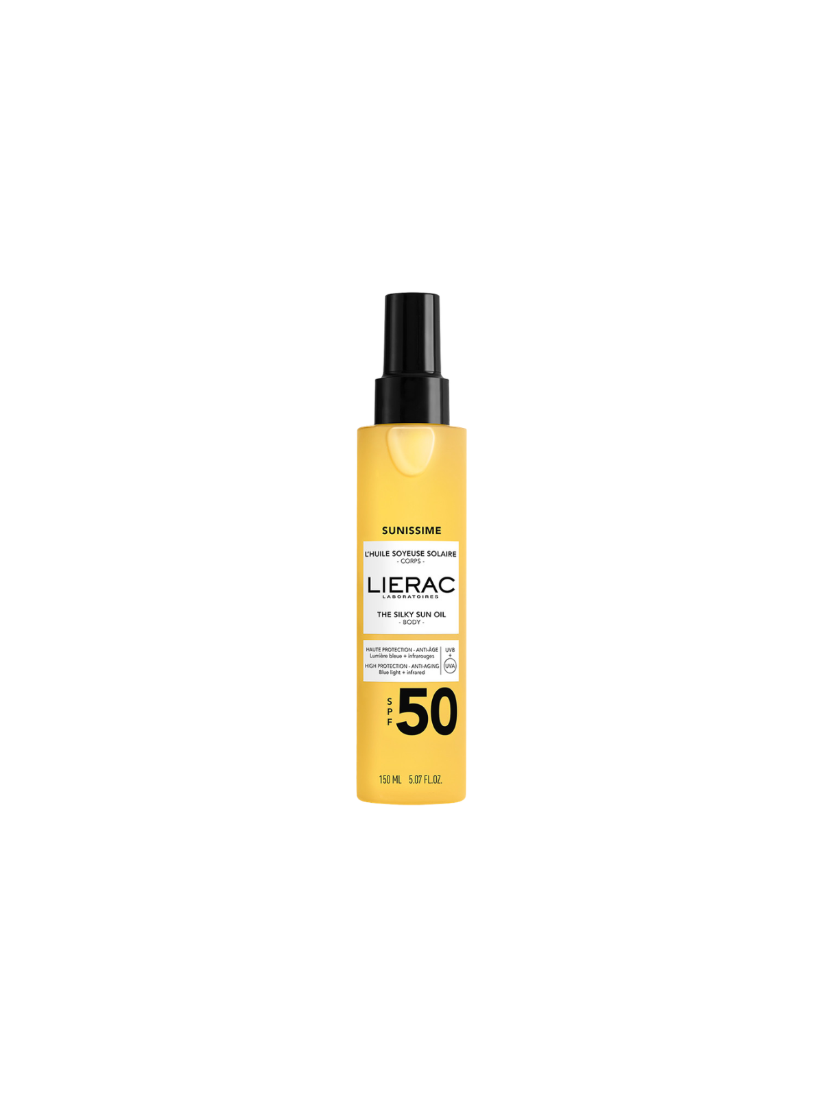 Lierac sunissime aceite solar corporal sedoso SPF50 150ml