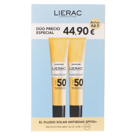 Lierac sunissime duplo fluido solar antiedad SPF50