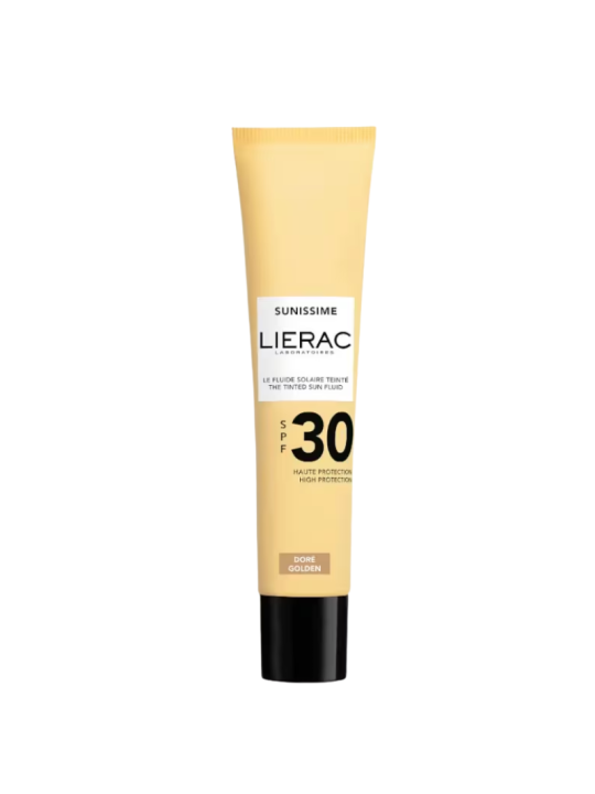 Lierac sunissime fluido solar facial con color dorado SPF30 40ml
