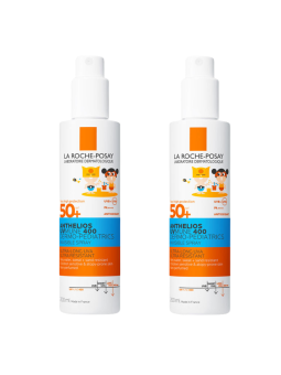 Anthelios pack dermo pediatrics spray invisible SPF50 niños 2x200ml