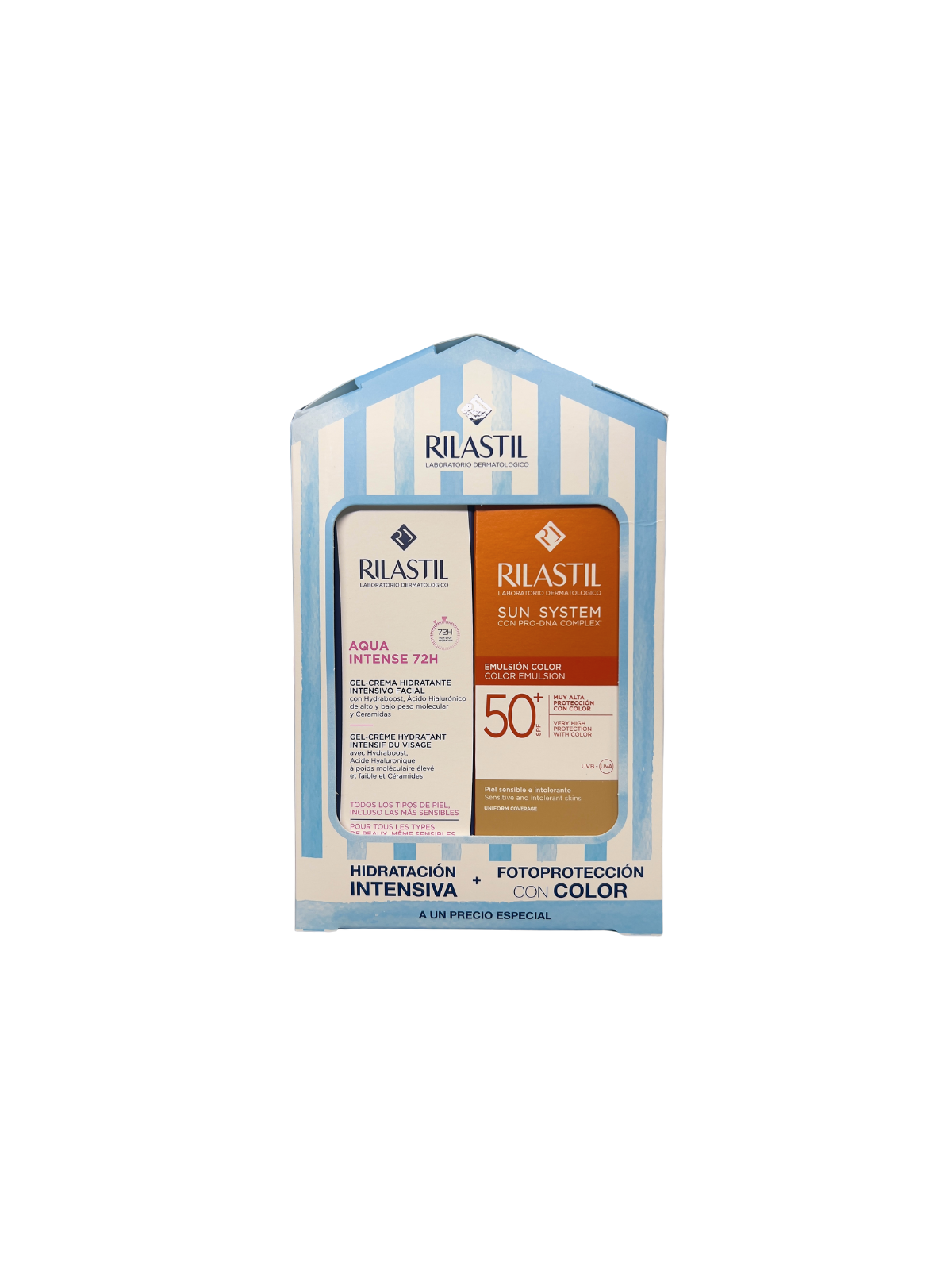 Rilastil pack verano hidratación intentsa + sun system color