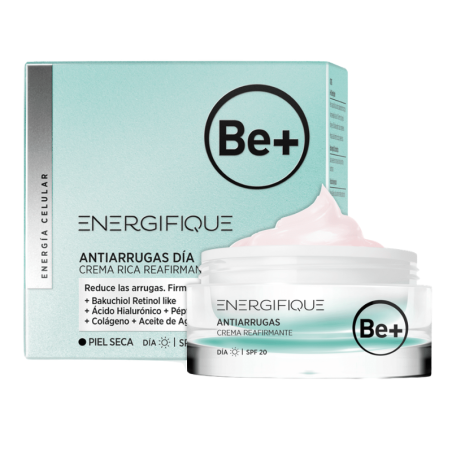 BE+ ENERGIFIQUE ANTIARRUGAS DIA REAFIRMANTE PIEL SECA 1 TARRO 50 ML