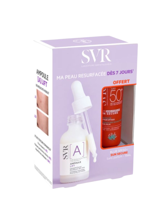 SVR pack ampoule lift + solar SPF50
