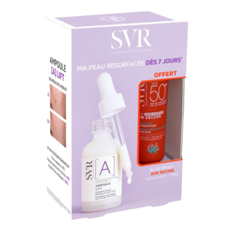 SVR pack ampoule lift + solar SPF50