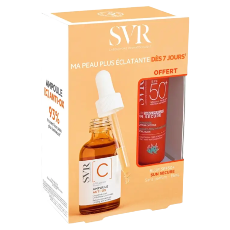 SVR pack ampoule anti-ox + solar SPF 50