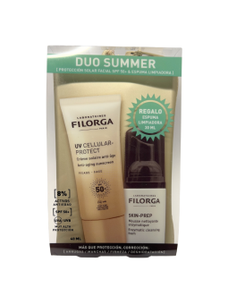 Filorga duo summer solar facial & espuma limpiadora