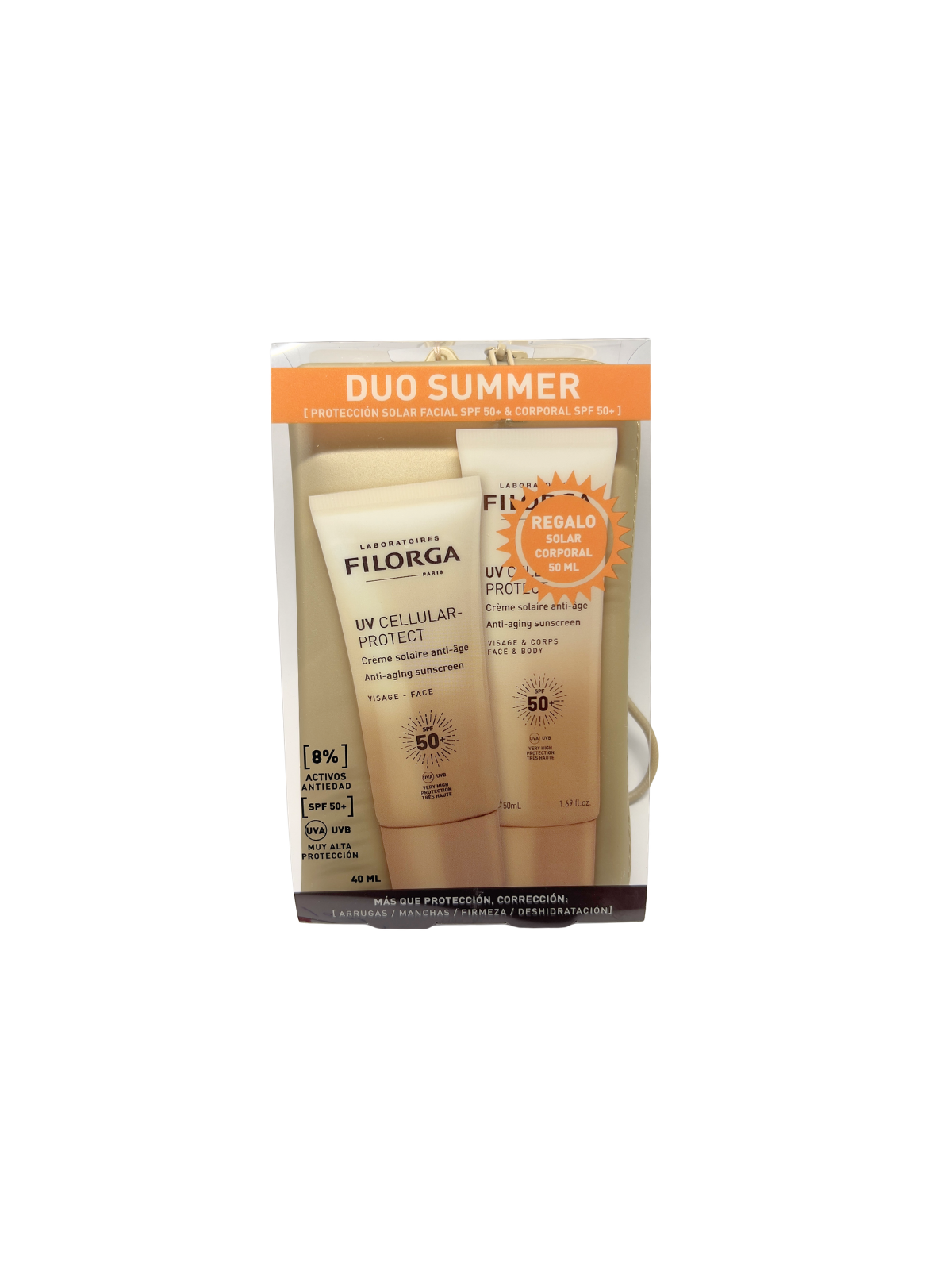 Filorga duo summer solar facial + regalo neceser + solar corporal