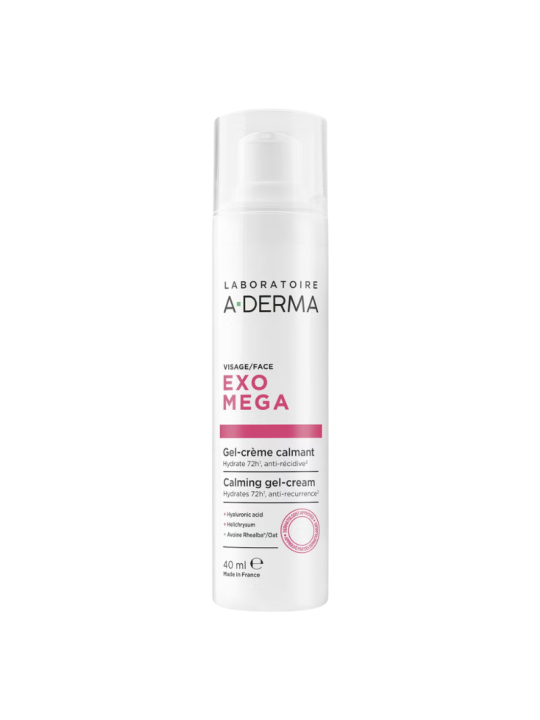 Aderma exomega gel-crema facial calmante 40ml