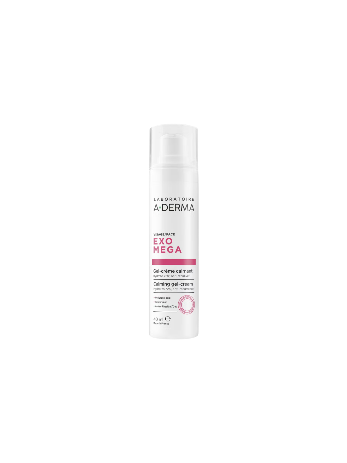 Aderma exomega gel-crema facial calmante 40ml
