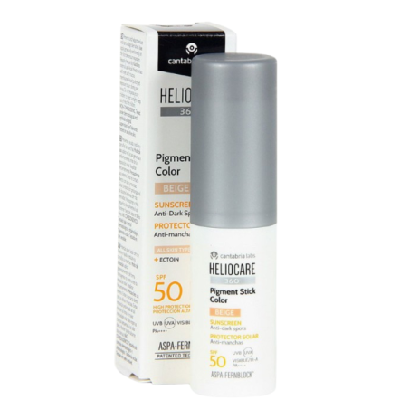 Heliocare 360º pigment stick SPF 50 color beige 10g