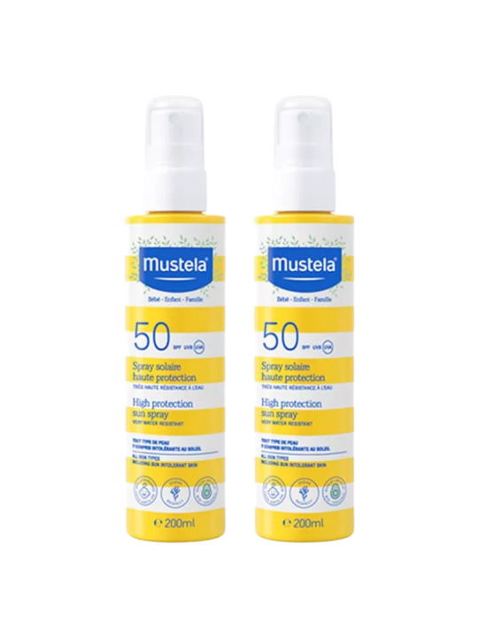 Mustela duplo spray solar SPF50