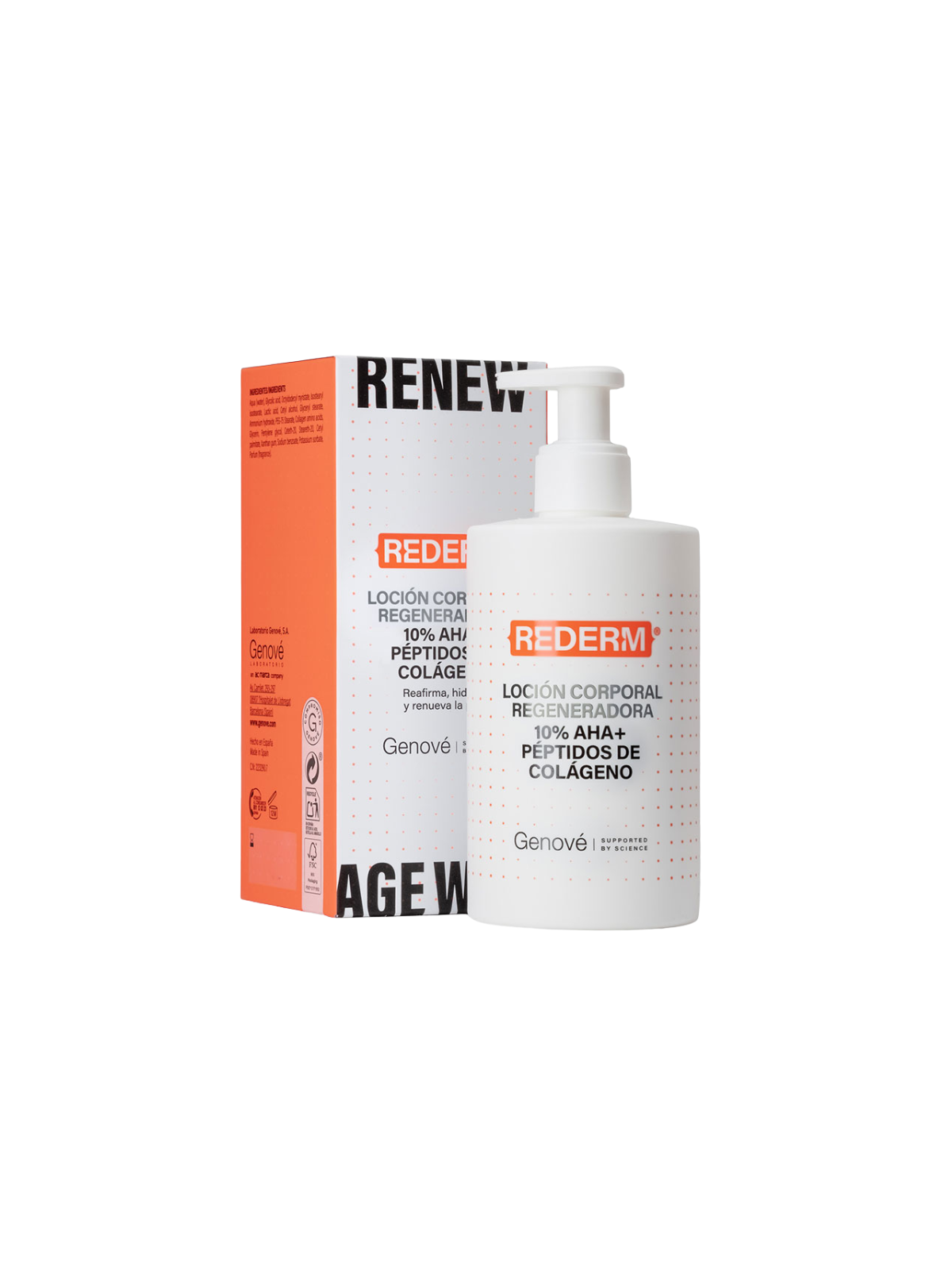 Rederm loción corporal regeneradora 10% AHA 250ml