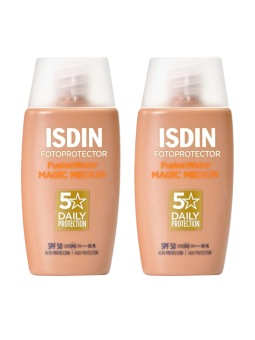 Isdin fusion water magic color medium SPF 50 DUPLO promoción