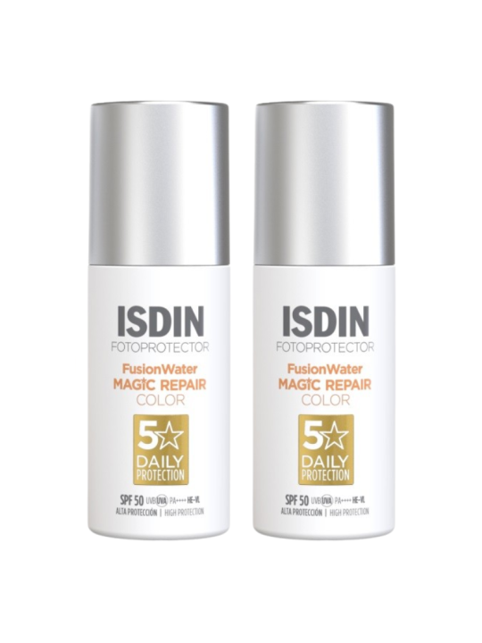 Isdin fusion magic repair color SPF 50 DUPLO promocion