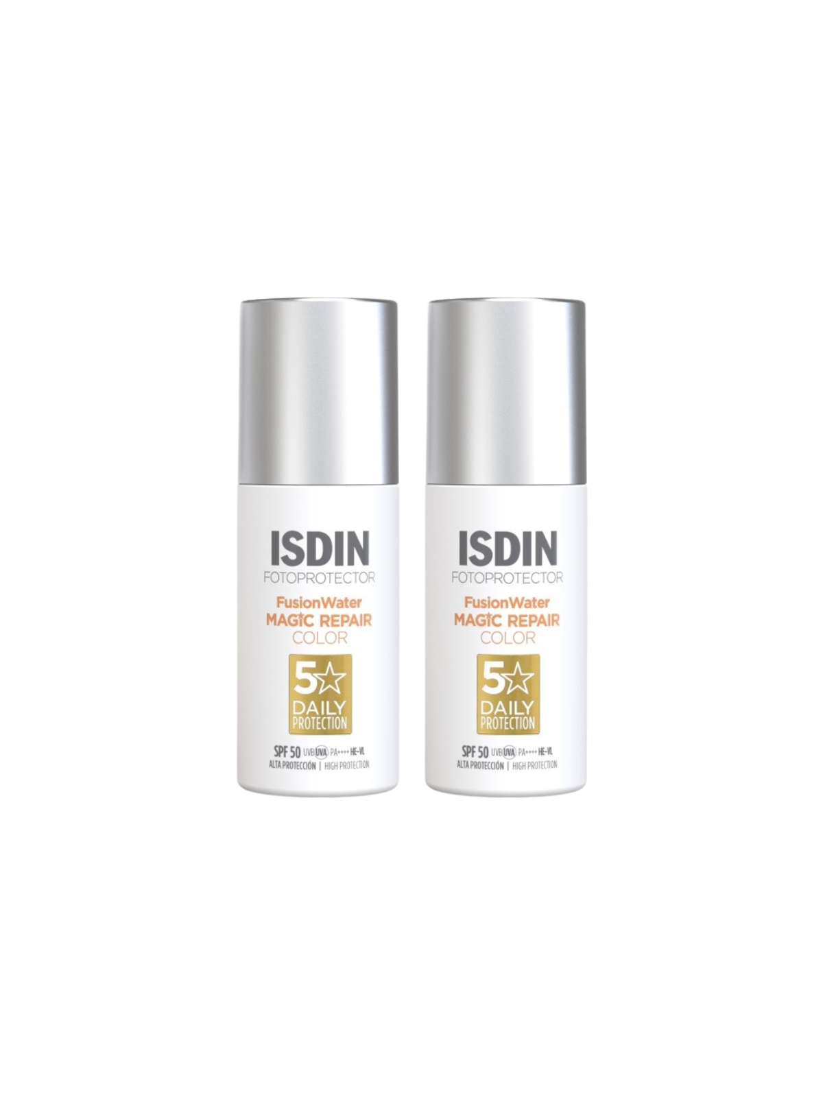 Isdin fusion magic repair color SPF 50 DUPLO promocion