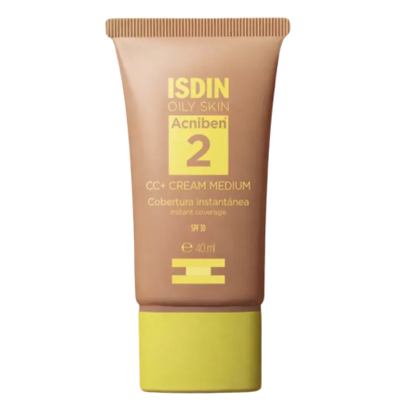 Isdin oily skin acniben CC+ cream 40ml color medium