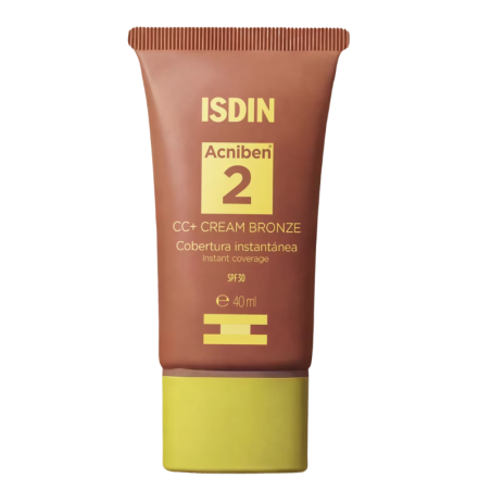 Isdin oily skin acniben CC+ cream 40ml color bronze