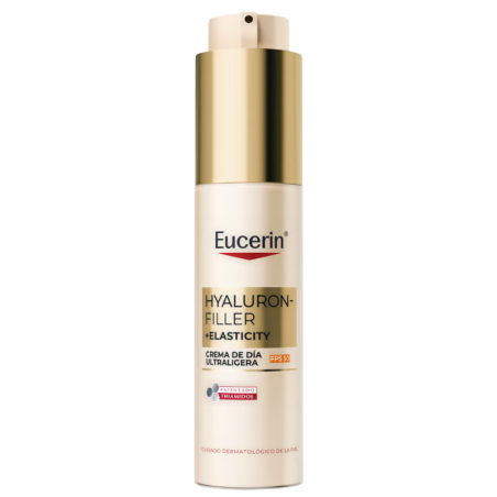 Eucerin antiedad hyaluron filler+ elasticity dia ultraligera SPF 50  50ml
